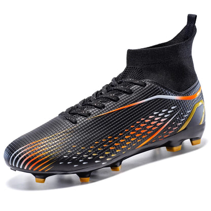 Nuove scarpe da calcio da uomo per erba, traspiranti e morbide, scarpe da calcio outdoor con tacchetti lunghi, comode scarpe sportive da allenamento da uomo