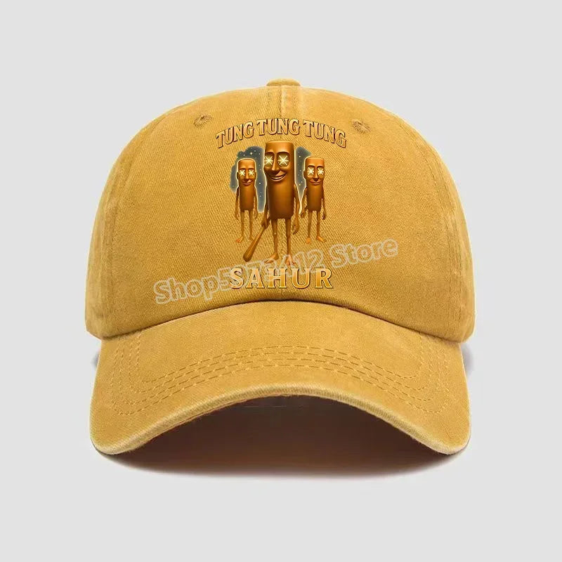 Italienisch Brainrot Damen Herren Mützen Kinder-Baseballmütze Accessoires Mütze Jungen Mädchen Mützen Verstellbar Herren Trucker-Mütze Sonnenhut Kinder Geschenk