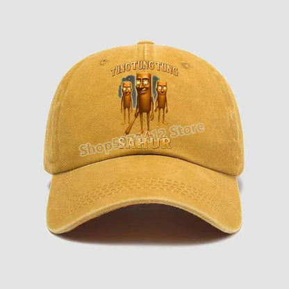 Italienisch Brainrot Damen Herren Mützen Kinder-Baseballmütze Accessoires Mütze Jungen Mädchen Mützen Verstellbar Herren Trucker-Mütze Sonnenhut Kinder Geschenk