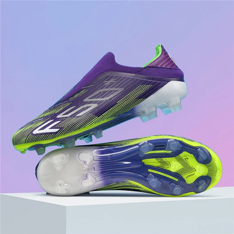 New Men Soccer Shoes High-quality Cleats Football Boots Sneakers Hot-selling Indoor Futsal Non-Slip Match Grass High-top Outdoor