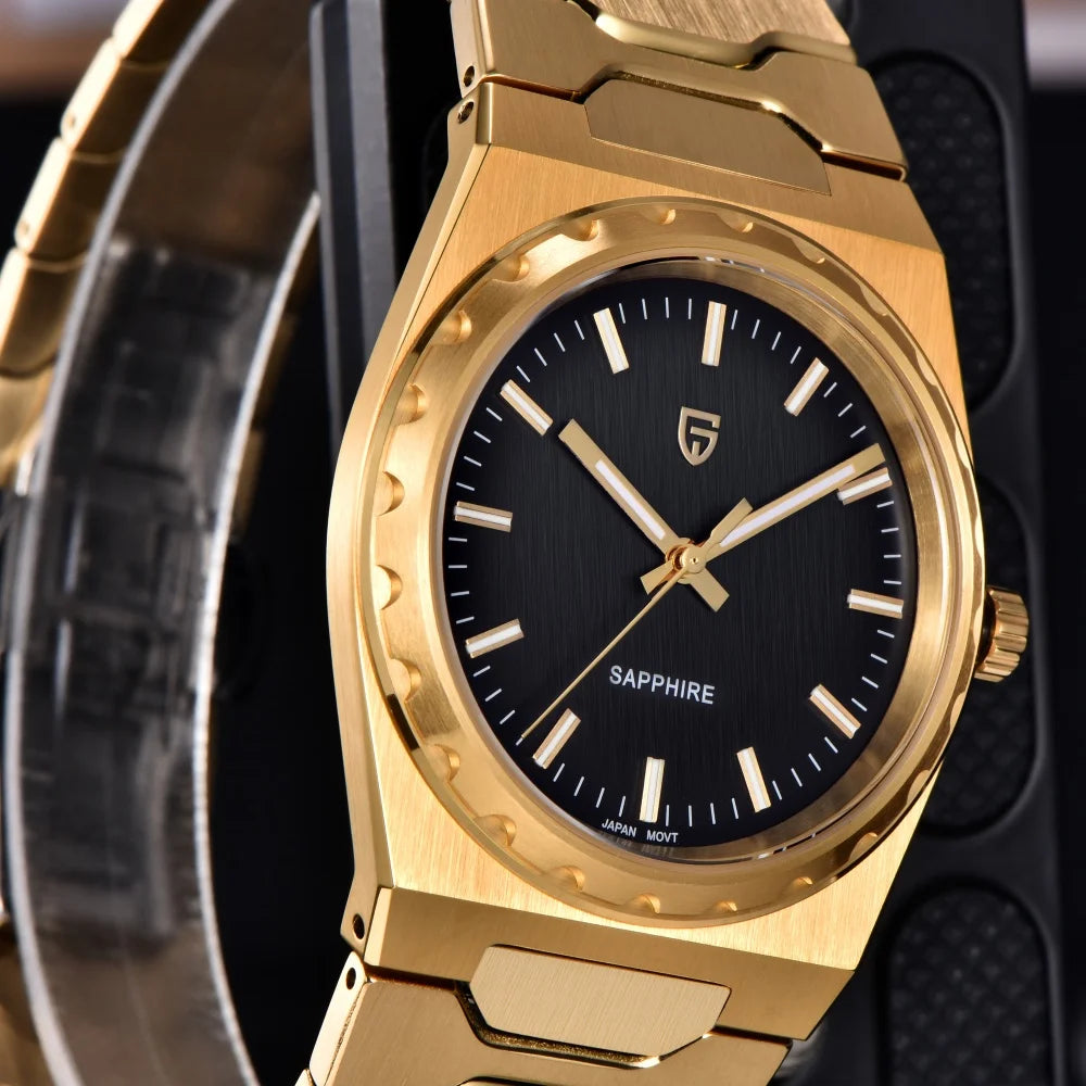 PAGANI DESIGN 2026 New Thin 7mm Fashion Men's Quartz Watch 10Bar Waterproof Stainless Steel Sapphire C3 Upgrade V2 reloj hombre