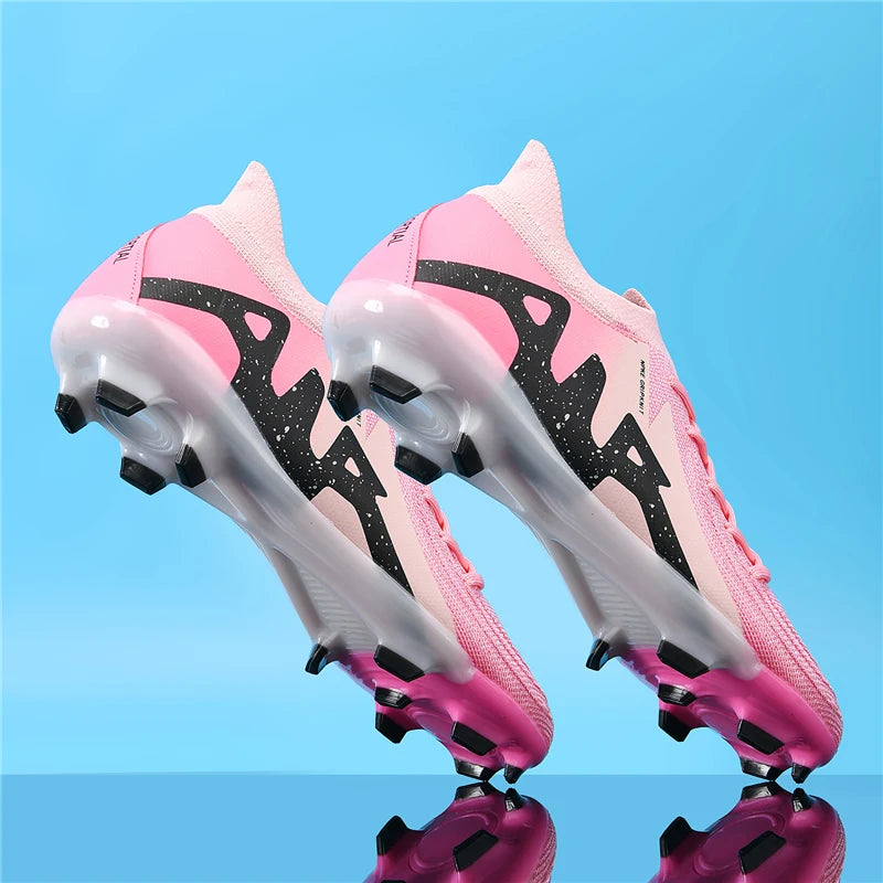 New Men's Soccer Shoes Adult Non-Slip Boys Adult Futsal Sport Football Boots Grass Cleats Indoor Ultralight Turf Comfortable