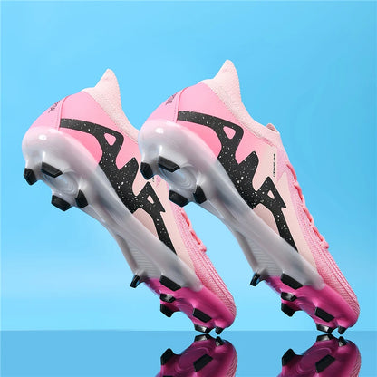 New Men's Soccer Shoes Adult Non-Slip Boys Adult Futsal Sport Football Boots Grass Cleats Indoor Ultralight Turf Comfortable