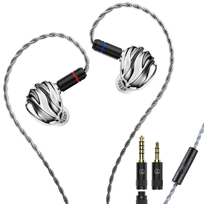 TRN SHELL Four-Unit Dynamic Driver Planar Hybrid Headphones Triple Dynamic + Planar Acoustic Architecture Headphones