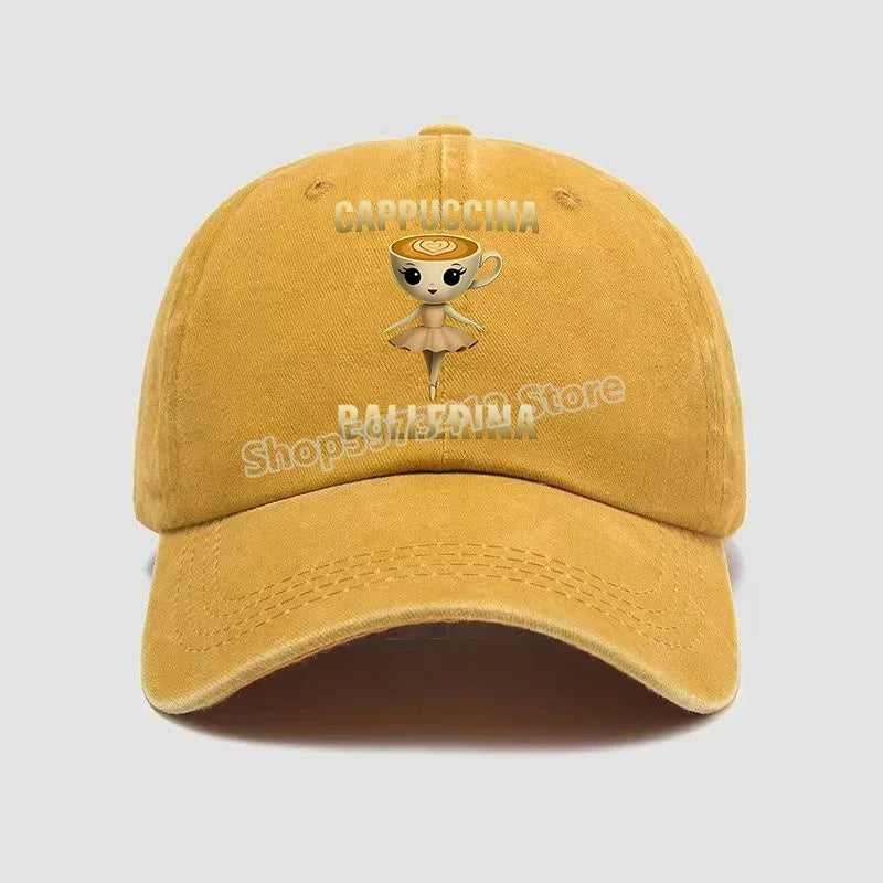 Italienisch Brainrot Damen Herren Mützen Kinder-Baseballmütze Accessoires Mütze Jungen Mädchen Mützen Verstellbar Herren Trucker-Mütze Sonnenhut Kinder Geschenk