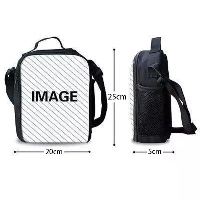 Hot Game Shooting Fortnite Child Insulated Large Capacity Bag for Boys and Girls, Student Outdoor Reusable Thermal Cooler Lunch Box