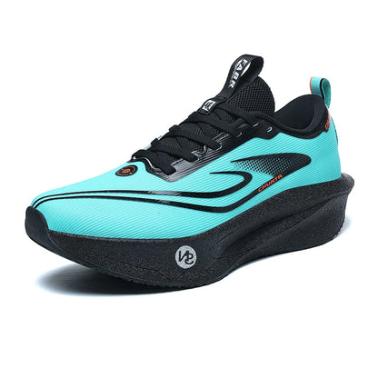 Carbon plate men's and women's anti-slip running shoes, professional marathon sports breathable mesh CHUNTA sports shoes