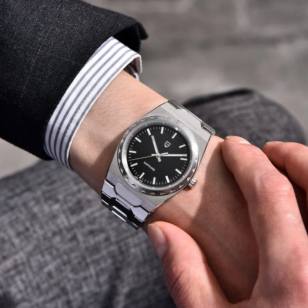 PAGANI DESIGN 2026 New Thin 7mm Fashion Men's Quartz Watch 10Bar Waterproof Stainless Steel Sapphire C3 Upgrade V2 reloj hombre
