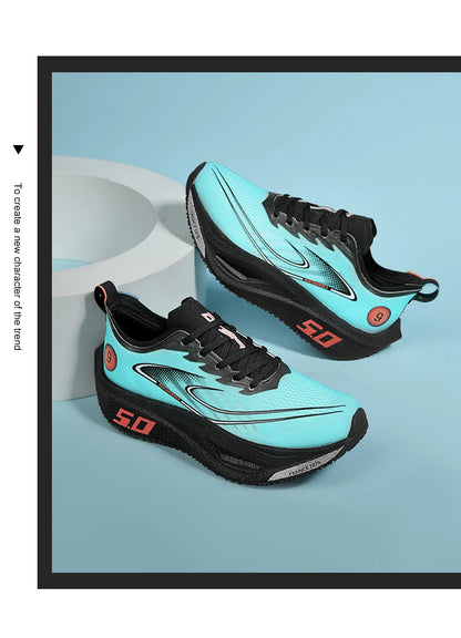 Air cushion running shoes, breathable outdoor sneakers, lightweight sports jogging shoes