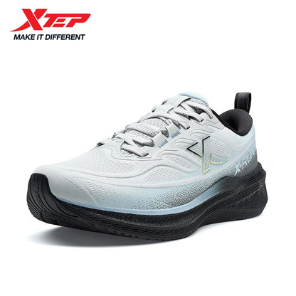 Xtep Running Shoes for Men 2025 Winter Trendy Shock Absorption Cushioning Non-Slip Comfortable Lace-Up Sneakers 875419110045