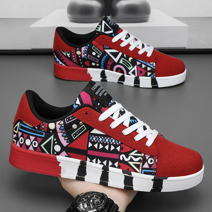 YRZL skateboard shoes for men, canvas sneakers, casual breathable walking shoes, lightweight flat shoes, street trend sport shoe