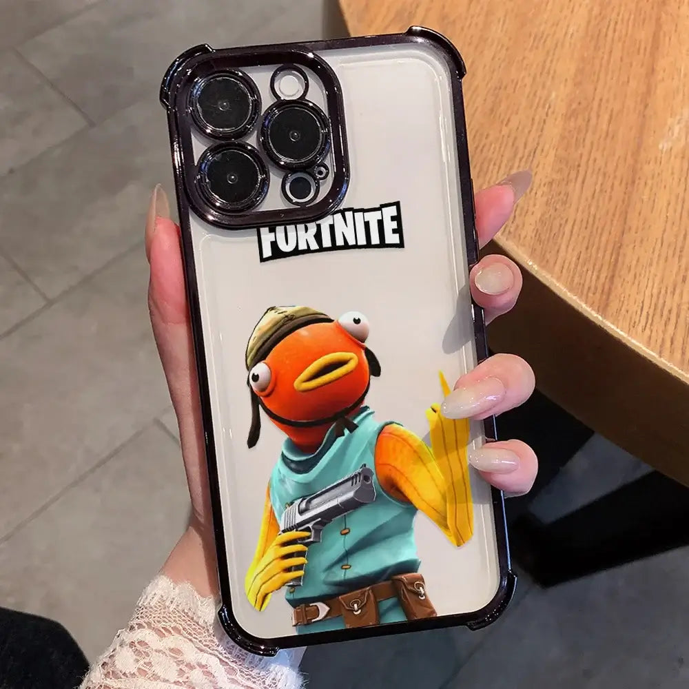 Anime Fortnites Game Plating Phone Case For Xiaomi Redmi A7 15 A3 15C 14C K50 A1 Note 15 14 13 12 12s Pro Plus 4G 5G Anti Fall