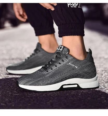 Men's Increase Insole 6CM Sports Casual Height Shoes Size 48 Men's Sneakers Elevator Shoes Hidden Heels Breathable Heightening Shoes