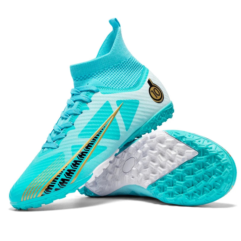 Chaussures de football pour hommes, chaussures de football professionnelles originales résistantes, ultralégères, de qualité supérieure, antidérapantes, rapides