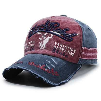 Gorra de béisbol para hombre en algodón lavado, estilo retro, para las cuatro estaciones, ideal para deporte al aire libre, accesorio de moda masculina