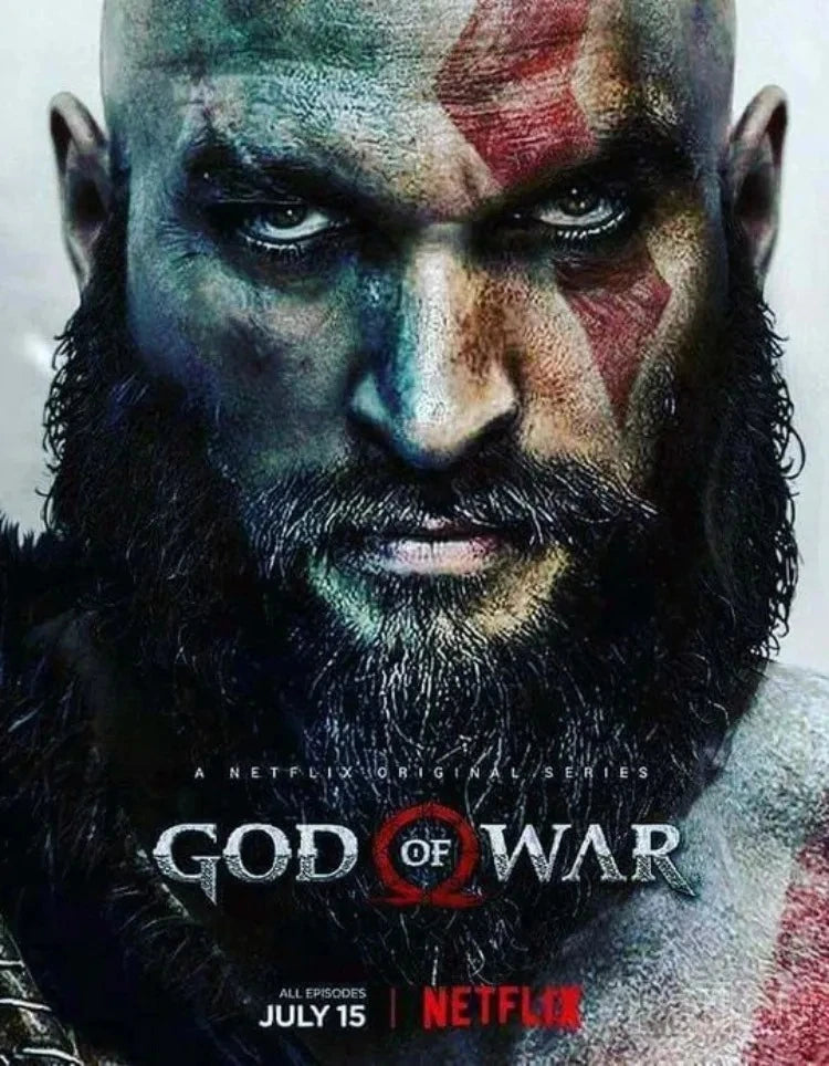 God Of War Ragnarok 5D DIY Diamond Painting Kit Greek Mythology Kratos Art Mosaic Cross Stitch Handcraft Home Room Decor Gift