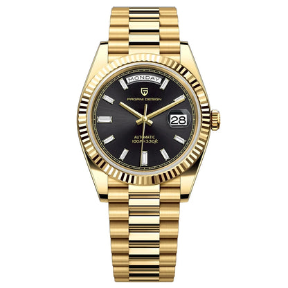 2026 New PAGANI DESIGN Rose Gold Luxury Men's Watches Automatic Mechanical Watch For Man AR Sapphire Waterproof Date Men Clock