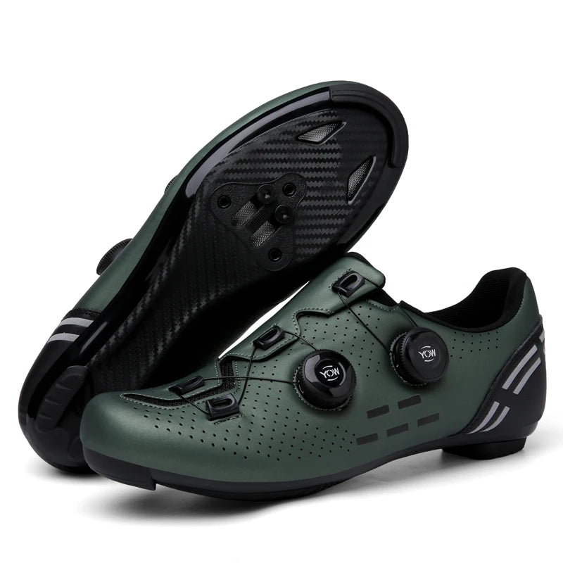 Sapatos de Ciclismo de Alta Qualidade para Homem SPD Autoencaixe Estrada Bicicleta Desporto Sapatos de Ciclismo MTB de Montanha Antiderrapantes para Mulher 36-47