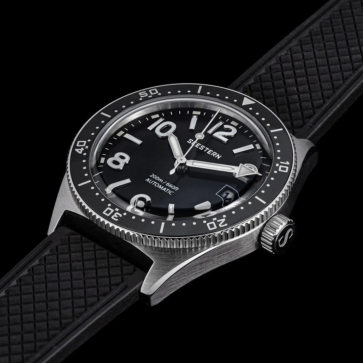 Sugess Diveing Watch of Men Automatic Mechanical Wristwatches 20ATM Waterproof Sapphire NH35A Movement BGW9 Luminous New S434-2