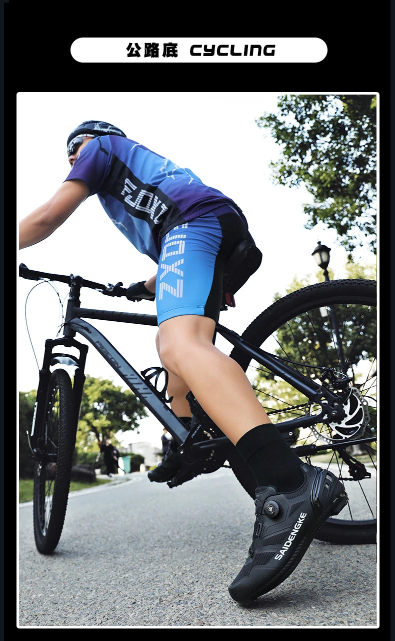 Unisex New Cycling Shoes Professional Lightweight Luxury Original Road Rubber MTB Racing Bicycle Fashion Bike Street Sports