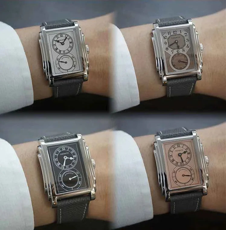 FARASUTE Luxury Fully Automatic Mechanical Men's Watch Seagull Sports Sapphire Stainless Steel Doctor Wristwatch reloj hombre 