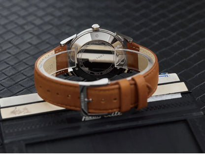 Baltany Men Automatic Watch 38.5mm Pilot Manual Winding Mechanical Wristwatch Sapphire 5ATM Small Second Dial ST1701 ST1700