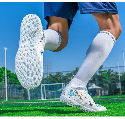 New Men's Professional Soccer Shoes Non-slip Football Boots Unisex Breathable Futsal Sports New Cleats Drop Shipping Ultralight