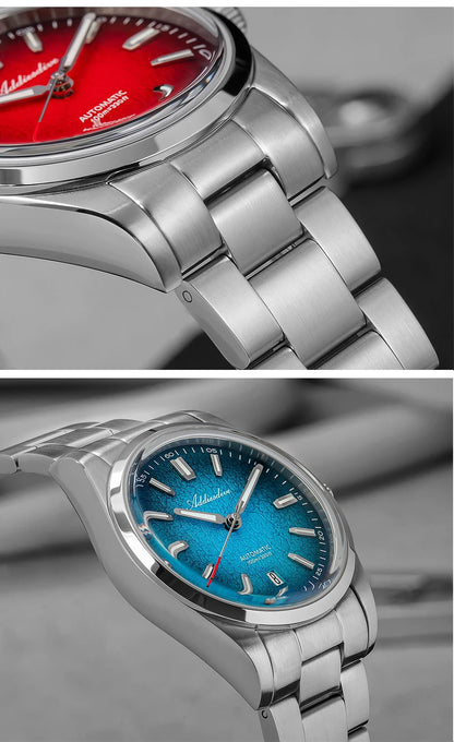 ADDIESDIVE New 2026 Luxury Men's Mechanic Quartz Analog Watch Super Luminous Steel Watch 10Bar Bubble Glass Personalized Watches