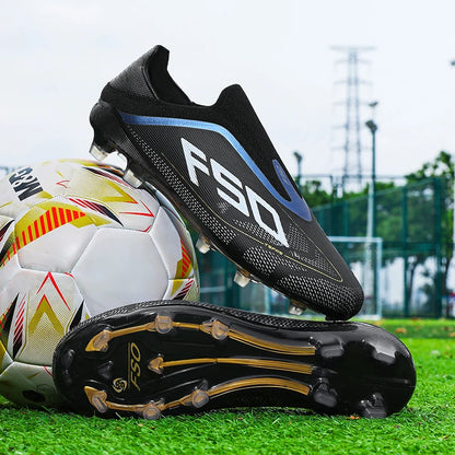 New Men's Football Boots Futsal Outdoor Sneakers Match Grass Non-Slip High-Quality Soccer Shoes Cleats Hot-Selling High-Top Light