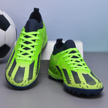 Novas chuteiras de futebol para homem, futsal e futebol indoor, botas desportivas para jogo e treino, criança, pitons TF para relva, proteção no tornozelo, bestseller, alta qualidade, leves