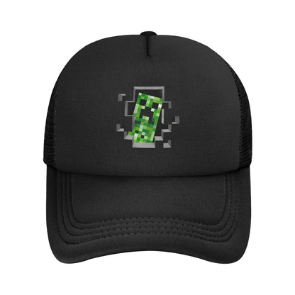 Creepin Creepers til voksne, Trucker-kasket, baseballkasket i mesh, snapback-kasketter, hatte, solhat, justerbare solkasketter, sommer