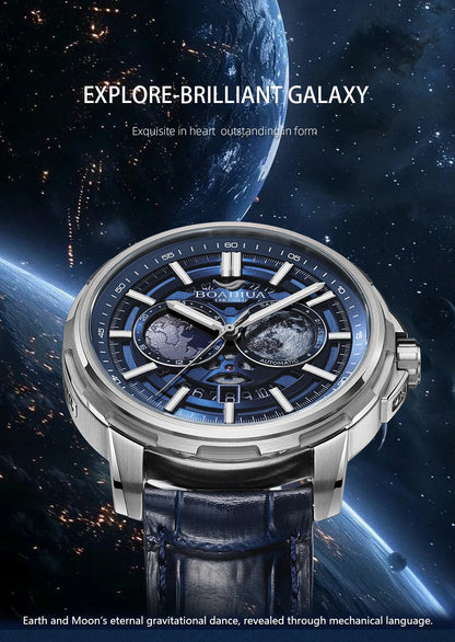 BORIAGE(BOAIJIUA) Fully Automatic Mechanical Men's Watch Original Design Mechanical Watches Waterproof Luminous Wristwatch