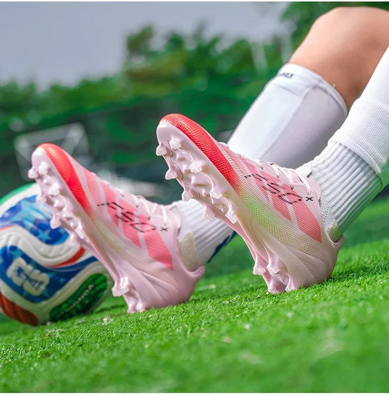 Nouvelles chaussures de football pour hommes, chaussures de sport d'extérieur, chaussures de match professionnelles, baskets antidérapantes, chaussures de football d'entraînement, chaussures ultralégères unisexes