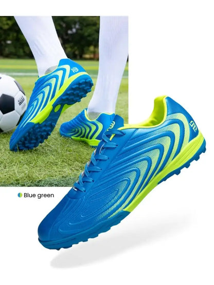 Baasploa Men's Football Shoes Brand Comfort Lightweight Turf Training Soccer Shoes Professional Male Soft Sneakers Non-Slip
