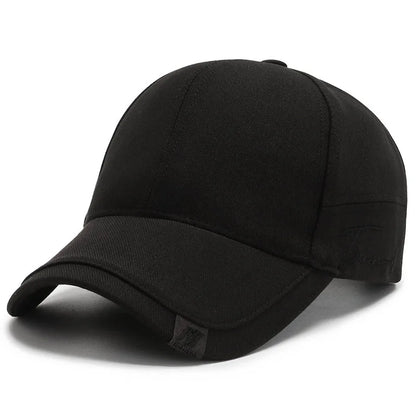 Schnelltrocknende Sonnenkappe für Damen, Outdoor-Freizeit-Sportmütze für Herren, Baseballkappe in Übergröße (60–65 cm), verstellbare Sonnenblende, Schirmmütze