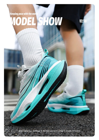 Running Shoes Carbon Board Speciality Marathon Men Sports Breathable Lightweight Women's Comfortable Athletic Nonskid Sneakers