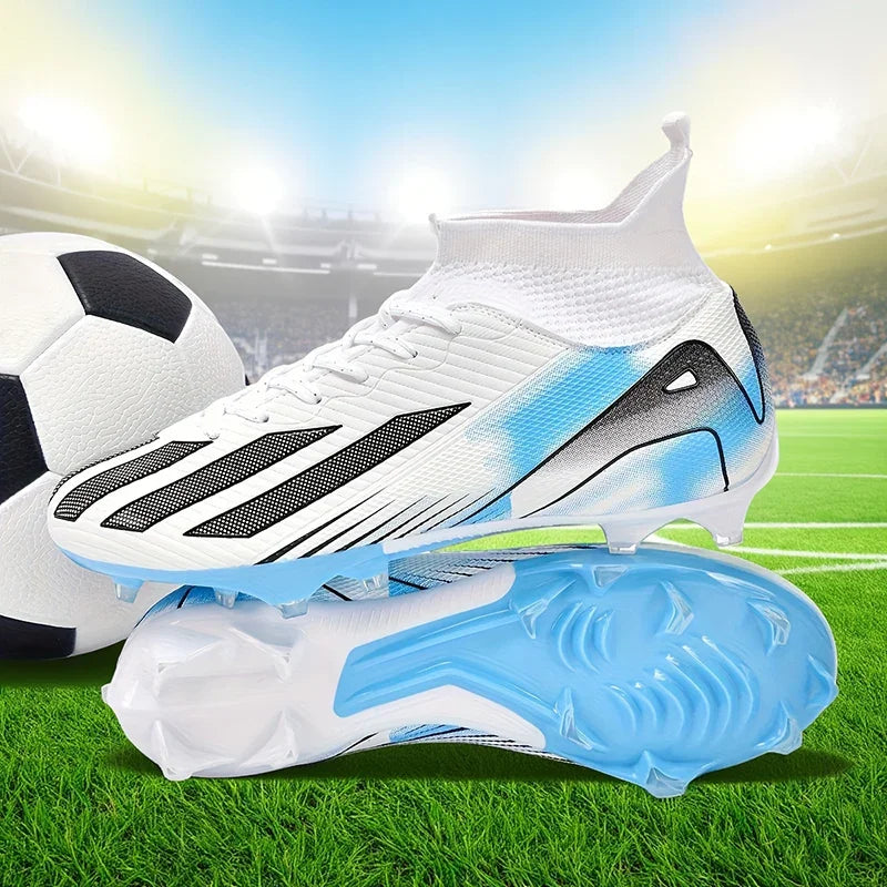 New Men Football Boots Cleats Boys Ultralight Sport Soccer Shoes Adult Professional Non-Slip Comfortable Training Match Grass