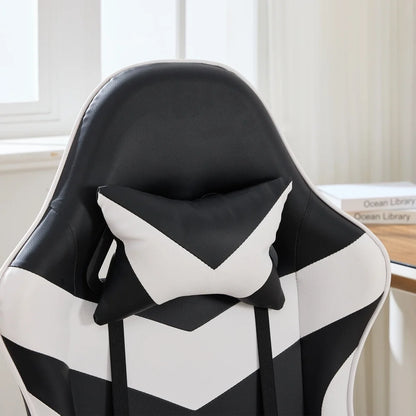 Ergonomic Rotating Gaming Chair, 360 Reclining Office Chair °   Pivoting, Height-Adjustable, Footrest, Headrest