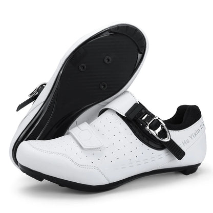 Mountain Bike Shoes Men's Cycling Shoes Quick Ratchet Buckle Compatible with SPD System Pedal for Indoor Outdoor Women MTB Shoes
