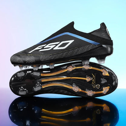 New Men's Football Boots Futsal Outdoor Sneakers Match Grass Non-Slip High-Quality Soccer Shoes Cleats Hot-Selling High-Top Light