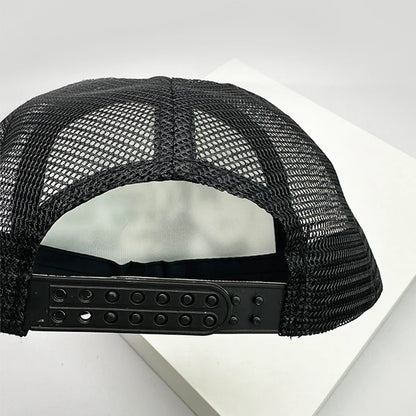 Trucker-Caps im amerikanischen Stil mit Cruise-Print, Anime-Motiven und neuem Schriftzug – atmungsaktive Baseballmützen mit Netzfutter für Herren und Damen, vielseitig kombinierbar