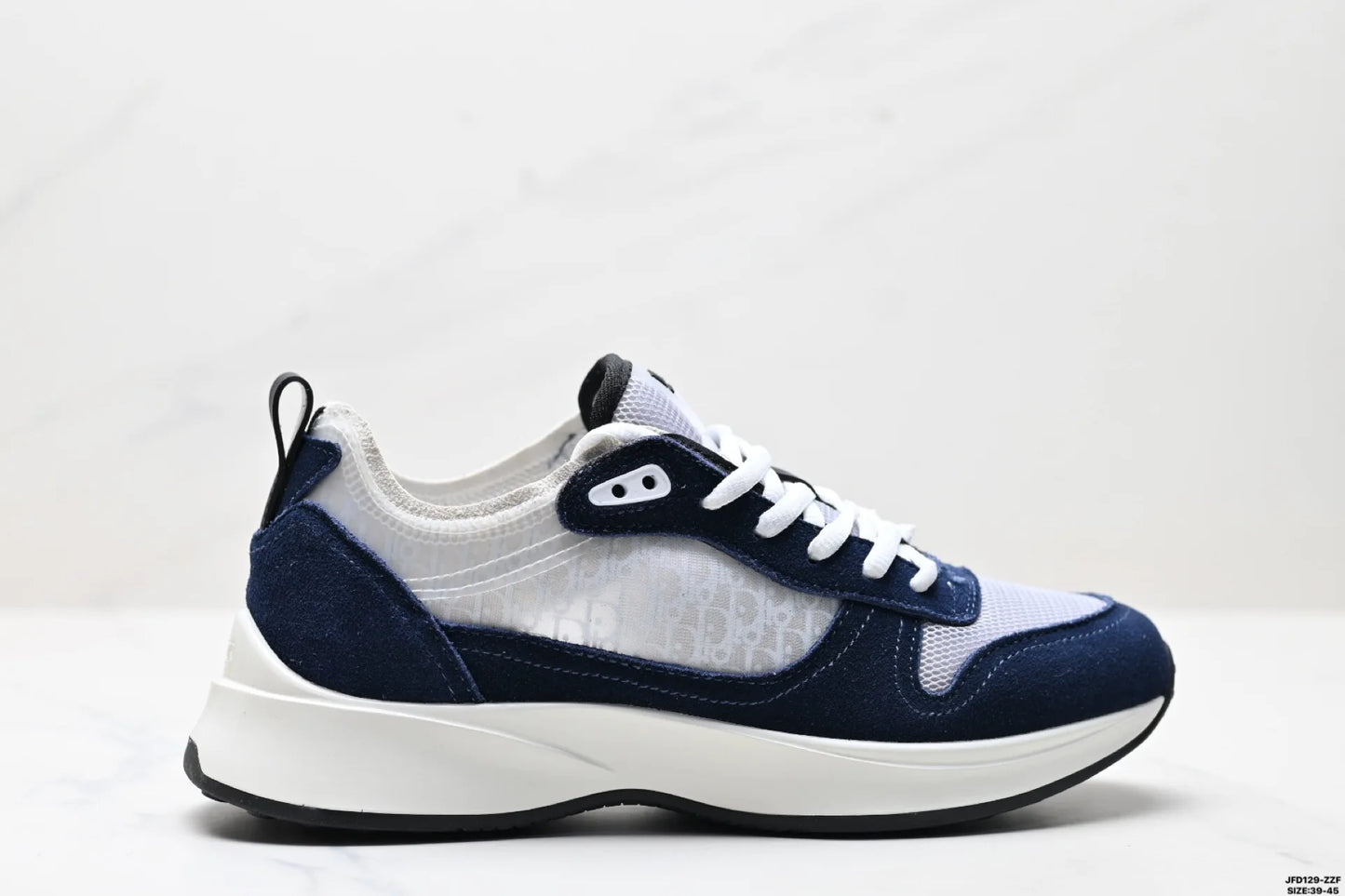 Low-Top Casual Men's Sneakers Fashionable Sport Shoes Comfortable Walking Shoes Men's Footwear Breathable Leather Upper