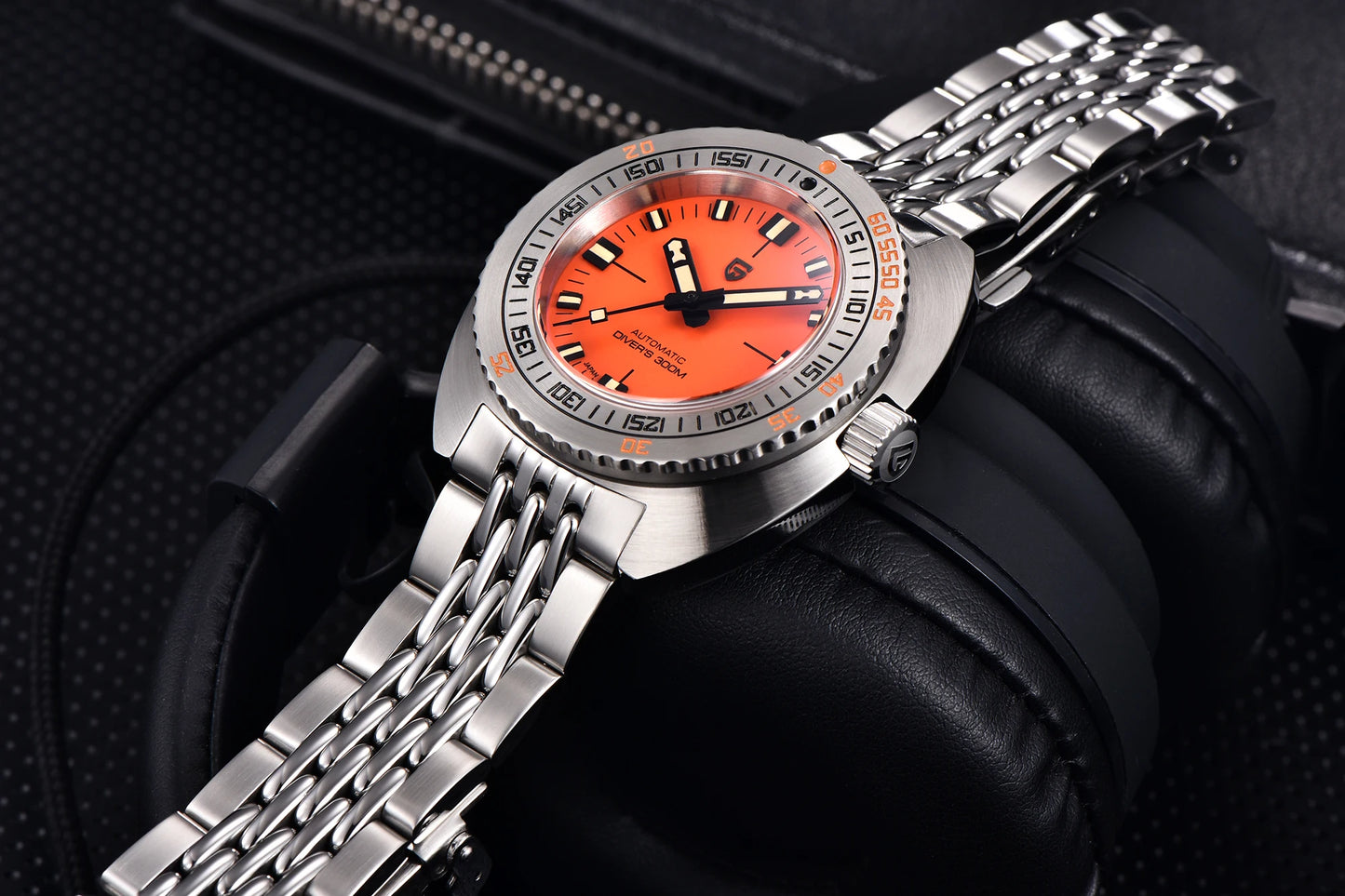 PAGANI DESIGN 2025 New Men's Automatic Mechanical Divers Watches NH38 Sapphire Stainless Steel 300m Waterproof AR Watch for Men
