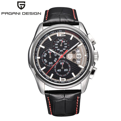 PAGANI DESIGN Chronograph Stop Watch for Men Quartz Multi-function Military Pilot Relógios Masculino Reloj Hombre Montre Homme