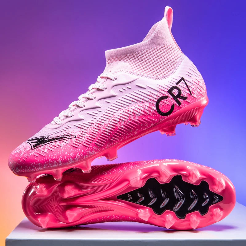 Scarpe da calcio da adulto autunnali di tendenza, ammortizzanti, morbide e stabili, scarpe sportive leggere con ritorno elastico e tacchetti avvolgenti
