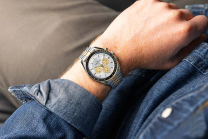 PAGANI DESIGN Saturn Men's Watches 2026 New Top Luxury Quartz Watch Men Light Tan Chronograph AR Sapphire crystal Wristwatch Men