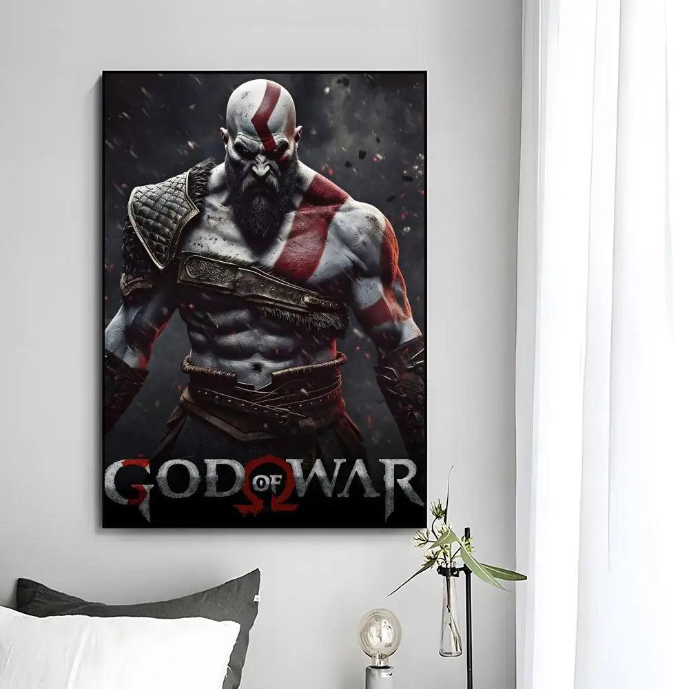 God Of War Poster Wall Art Print Decorative Mural Home Decor Gift Unframed