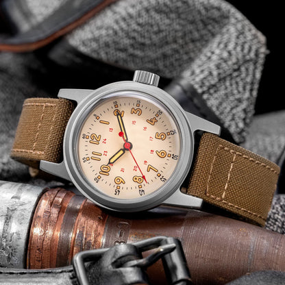 THORN Retro Military Watch 36mm Watch Made of NH35A Movement SHY-043 Sport Watch Unisex Men's and Women's Luxury