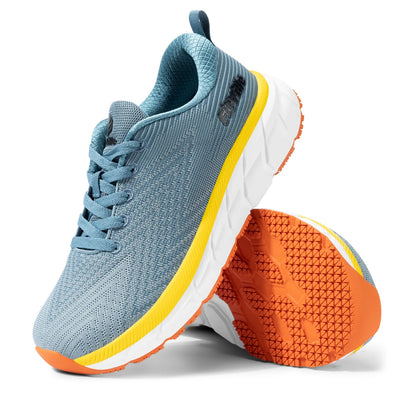 FitVille Men's Shoes Wide Toe Box Cushioned Extra Wide Width Non-Slip Running Shoe Comfortable Lightweight Sneakers For Wide Feet