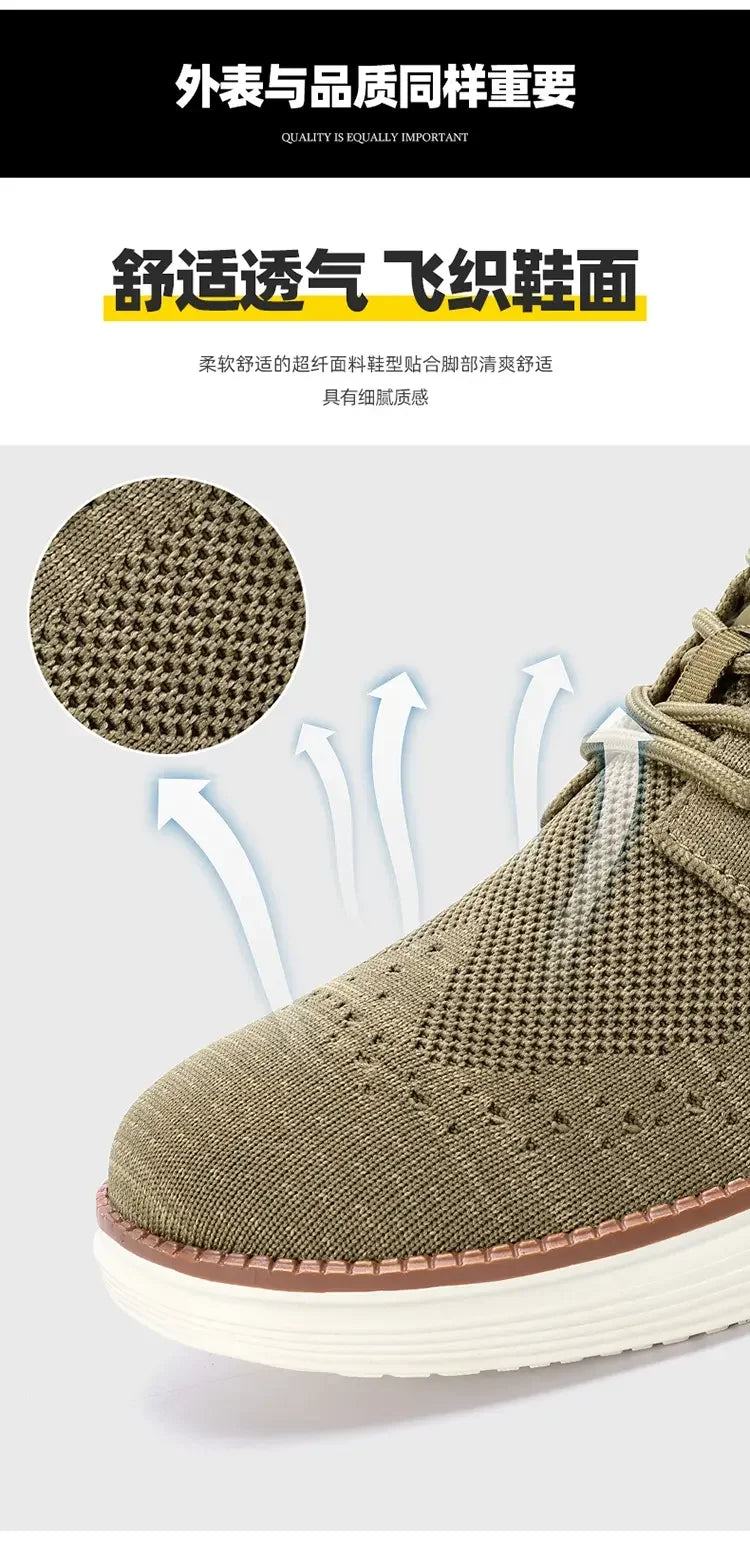 Mocasines deportivos de malla para hombre, calzado antideslizante de corte bajo, zapatos casuales deportivos, superventas, zapatos de diseño 2025